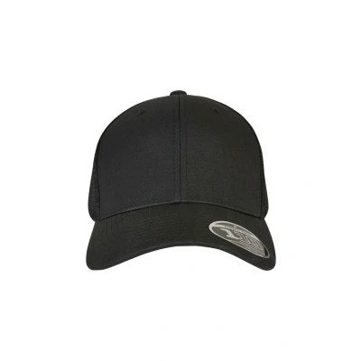 Abbildung von Flexfit Unisex 110 Ripstop Mesh Cap Baseballkappe, Black, one Size