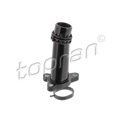 Abbildung von TOPRAN 504 173 Flansch GFK (Glasfaserverstärkter Kunststoff), PA 66 GF 30 Kurbelgehäuse mit Dichtung BMW: 3 Touring, Saloon, 1 Hatchback