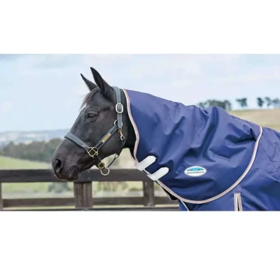 Abbildung von Weatherbeeta Lite Neck Rug Comfitec Essential Navy/Silver/Red Pony