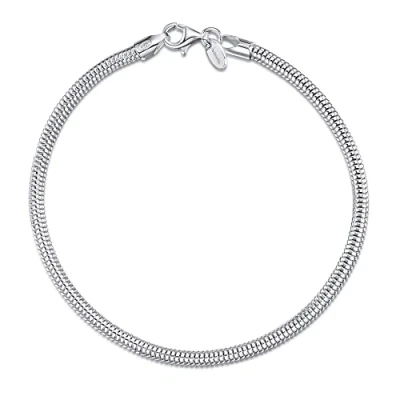 Abbildung von Amberta Damen Charm Armbänder aus Sterling Silber: 20 cm