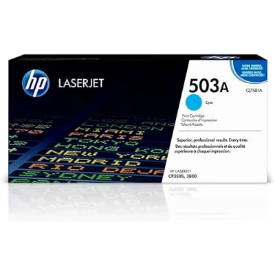 Abbildung von HP 503A Cyan Original LaserJet Tonerkartusche