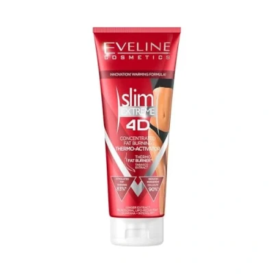 Abbildung von Eveline Cosmetics Slim Extreme 4D Thermoaktives Schlankheits Anti Cellulite Serum Fortschrittliche Thermo Fettverbrenner Formel