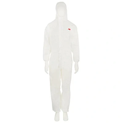 Abbildung von 3M 45204XL Schutzanzug, Typ 5/6, Größe 4XL, Weiß/Grün