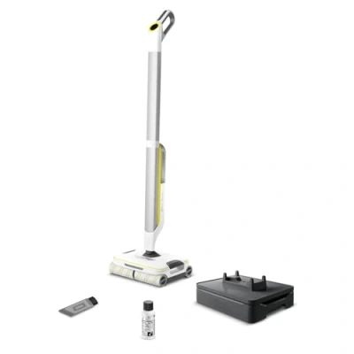 Abbildung von Kärcher Hartbodenreiniger FC 8 Smart Signature Line, kabelloser Bodenreiniger mit 4 rotierenden Mikrofaserwalzen, App, Akkulaufzeit: ca. 60 min, Flächenleistung pro Akkuladung: 230 m²