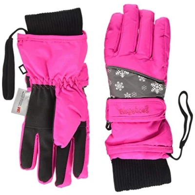 Abbildung von Finger Handschuh Schneeflocken