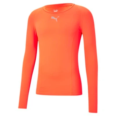 Abbildung von PUMA Herren Liga Baselayer Tee Ls T Shirts, Neon Sun, M EU