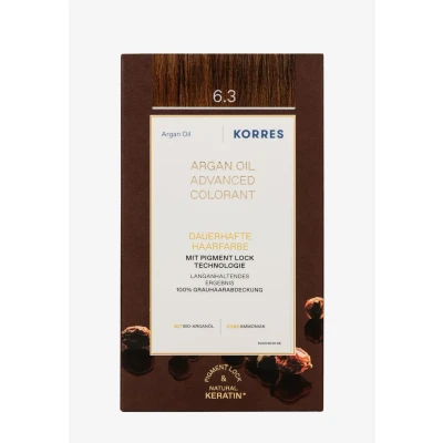 Abbildung von Korres Argan OIL Advanced Colorant Coloration, Größe: 145 ml, 6.3 golden/ honey dark blonde
