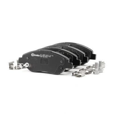 Abbildung von BREMBO P 23 178 Bremsbelagsatz mit akustischer Verschleißwarnung Bremssattelschrauben Zubehör FIAT: Tipo Hatchback, Saloon, Estate
