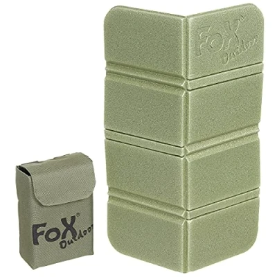 Abbildung von Fox Outdoor Thermositzkissen, faltbar mit Molle Tasche (Oliv)