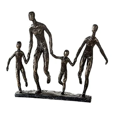 Abbildung von Casablanca Figur, Skulptur, Objekt, Dekofigur Familie, We Are Family Poly Höhe: 35 cm Bronzefarben