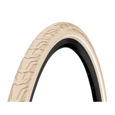 Abbildung von Continental Unisex Adult Ride City Bicycle Tire, Cream, 28&quot;, 700 x 42C (40C), 28 1.60