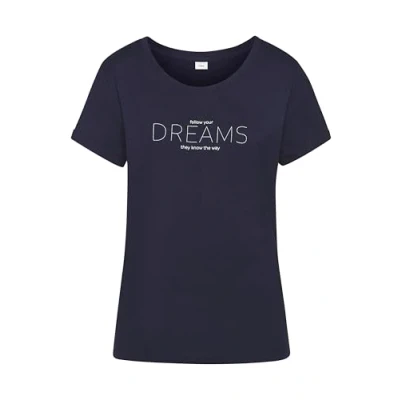 Abbildung von s.Oliver Damen Nachtwäsche T Shirt in dunkelblau