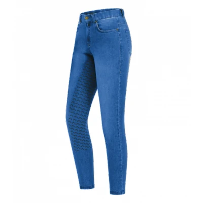 Abbildung von Waldhausen Reithose Luna Denim Damen Dunkelblau 34