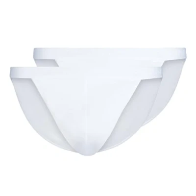 Abbildung von Skiny Herren Tanga Cotton Rib G String, Weiß (080693), S (2er Pack)