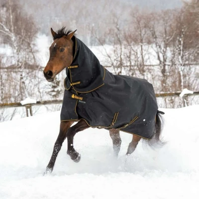 Abbildung von Bucas Irish Turnout Light 50g + Neck Schwarz/Gold 130/175