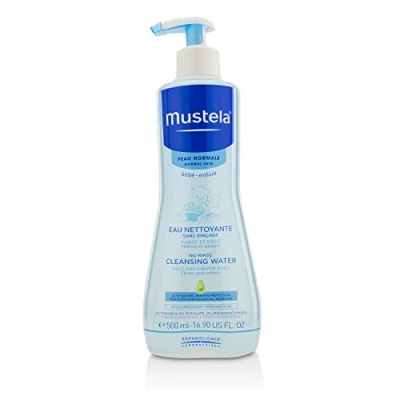 Abbildung von Mustela bébé Reinigungswasser ohne Ausspülen für normale Haut Gesicht und Windelbereich (1 x 500 ml)
