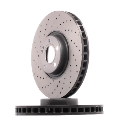 Abbildung von BREMBO 09.D524.13 Bremsscheibe 360 36 5 gelocht/innenbel., Verbundbremsscheibe beschichtet hochgekohlt mit Schrauben MERCEDES BENZ: GLC Off Road, CLS