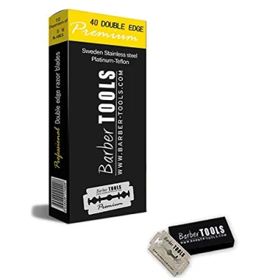 Abbildung von ✮ Barber Tools Packung mit 40 Rasierklingen für Rasiermesser