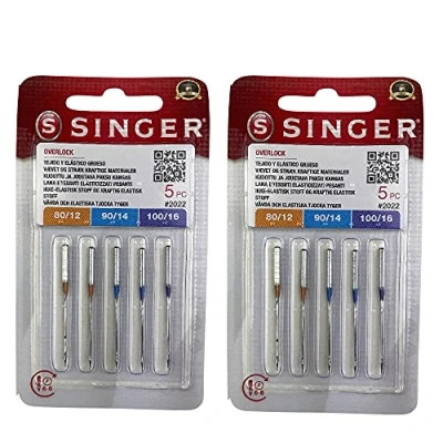 Abbildung von Singer 2 Packungen Overlock 2022 ELx705 für Nähmaschine 14SH