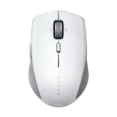 Abbildung von Razer Pro Click Mini Tragbare Kabellose Maus für Produktivität (Leise und taktile Mausklicks, HyperScroll, Multitasking, 7 Programmierbare Tasten, HyperSpeed Multi Device Dongle) Weiß