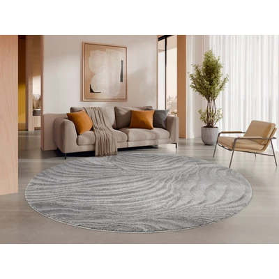 Abbildung von OCI DIE TEPPICHMARKE Designteppich "LIV CORAL" rund 20 mm Höhe Designer Teppich Hochflor,Langflor, auch in