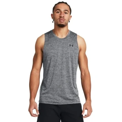 Abbildung von Under Armour Herren UA Tech Tank Top, leichtes Sport Top für Männer, ärmelloses Laufshirt