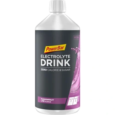 Abbildung von Powerbar Elektrolyte Drink Passionfruit Lime 1000ml Sirup zucker und kalorienfrei 32mg Koffein 200 mg L Carnitin Magnesium
