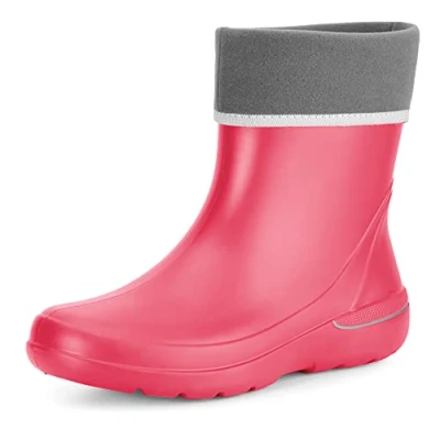 Abbildung von Ladeheid Damen federleichte Eva Thermo Gummistiefel gefüttert LA CA 08 (Fuchsie, 36/37 EU)