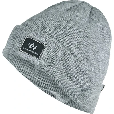Abbildung von Alpha Industries X FIT Unisex Mütze, Größe: One Size, Grey heather