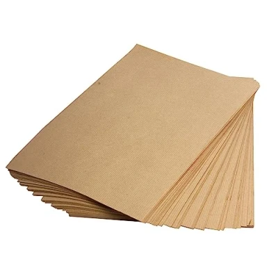 Abbildung von Clairefontaine 975005C Packung mit 25 Blatt Kraftpapier (120g, DIN A1, 59,4 x 84 cm, ideal für Kunstprojekte und zum Einpacken) braun