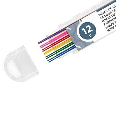 Abbildung von Liderpapel 952401 Schachtel mit 12 farbig sortierten Minen 0,5 mm für Druckbleistifte