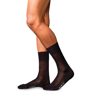 Abbildung von Falke NO. 9 PURE FIL D ́ÉCOSSE Luxury LINE Socken, Herren, Größe: 45/46, Black