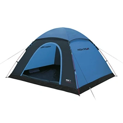 Abbildung von High Peak Kuppelzelt Monodome XL, Campingzelt für 4 Personen, Igluzelt, Festivalzelt mit Wannenboden, 1500mm wasserdicht, Freistehend, Hochentlüftung, Moskitoschutz