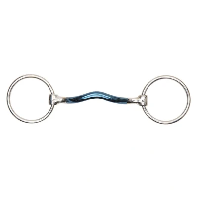 Abbildung von Shires Sweet Iron Loose Ring mit Zungenfreiheit Blau 12,5cm