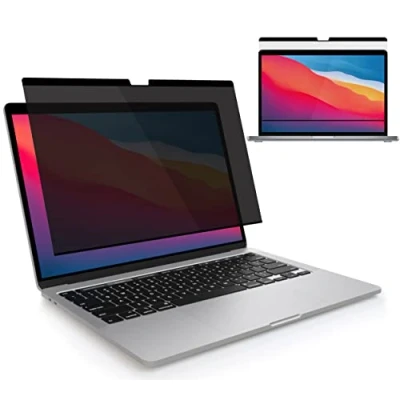 Abbildung von MyGadget Magnetische Sichtschutzfolie kompatibel mit MacBook Pro 13 Inch [2016 2022,M1,M2] Air [2018 2021,M1 ] abnehmbarer Anti Spy Privacy Screen Schutz