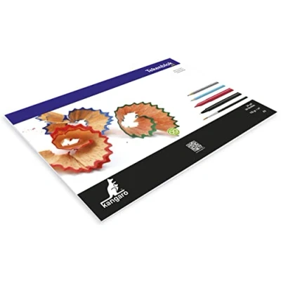Abbildung von Kangaro Zeichenblock A3 110 gram 24 Blatt weiss, 30x42x0.5