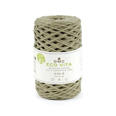 Abbildung von DMC Eco Vita 4 Recyceltes Baumwollgarn mit Pflanzen Etikett 250 g 200 m 12 Farben
