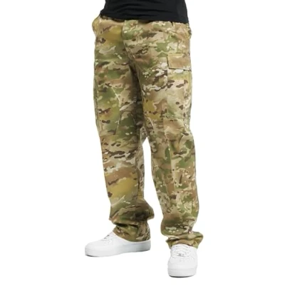 Abbildung von Brandit HIGH NECK Sweatshirt, Herren, Größe: Medium, Tactical camo