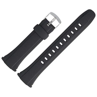 Abbildung von Casio Uhrenarmband Ersatzband 26mm Kunststoff Schwarz WVA M650