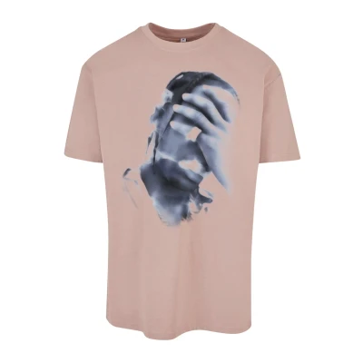 Abbildung von Upscale by Mister TEE 4 AM Oversize Tshirt print, Herren, Größe: Large, Whitesand