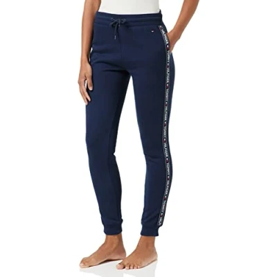Abbildung von Tommy Hilfiger Authentic Track PANT Nachtwäsche Hose, Damen, Größe: XS, Blue