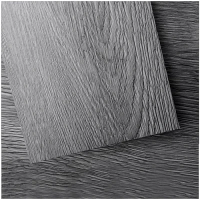 Abbildung von Art3d PVC Bodenbelag Selbstklebende Bodenfliese Fliesen DIY Vinyl Holzdielen Wasserdichter Dielenboden Holzoptik Gewaschen Starre Oberfläche Harter Kern 36 Stück Dunkelgrau 5 m²