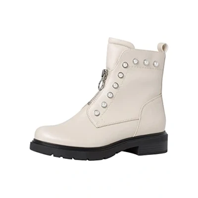 Abbildung von Marco Tozzi Stiefelette, Damen, Größe: 39, Cream Schuhe