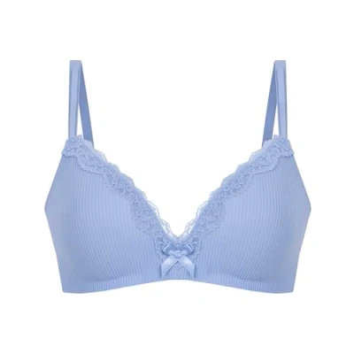 Abbildung von Hunkemöller Vorgeformter BH ohne Bügel Lola Bel air Blue 75A