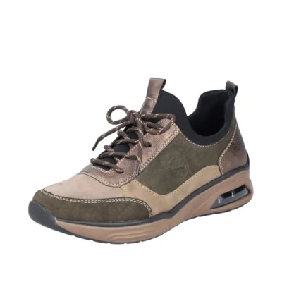 Abbildung von Rieker Damen M5660 Sneaker, Gelb, 41 EU