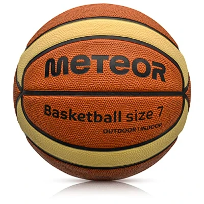 Abbildung von meteor® Cellular PRO Kinder Basketball Größe # 5 6 7 ideal auf die Jugend Kinderhände abgestimmt idealer für Ausbildung weicher mit griffiger Oberfläche (#7, Cellular)