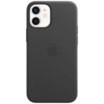Abbildung von Apple Leather Case iPhone 12 Mini schwarz ✅ SB Supply MHKA3ZM/A