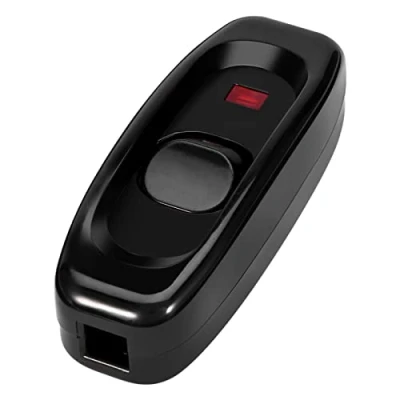 Abbildung von GLOGLOW AC 250V 10A Inline on/Off Tisch Schreibtischlampe Kabel Schalter mit LED Anzeige(01)