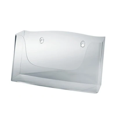 Abbildung von SIGEL LH118 Wand Prospekthalter für DIN A4 quer, aus Acryl, transparent