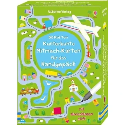 Abbildung von 50 Karten: Kunterbunte Mitmach Karten für das Handgepäck: mit abwischbarem Stift (50 Reihe)